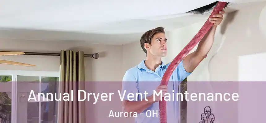  Annual Dryer Vent Maintenance Aurora - OH